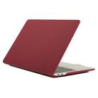 For MacBook Pro 13.3 inch A2251 / A2289 (2020) Laptop Matte Style Protective Case(Wine Red) - 1