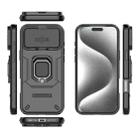 For iPhone 17 Pro Max Sliding Camshield TPU + PC Shockproof Phone Case with Holder(Black) - 3