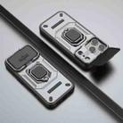 For iPhone 17 Pro Sliding Camshield TPU + PC Shockproof Phone Case with Holder(Grey) - 2