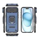For iPhone 17 Air Sliding Camshield TPU + PC Shockproof Phone Case with Holder(Blue) - 3