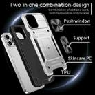 For iPhone 12 Pro Max Camshield Robot TPU Hybrid PC Phone Case(Silver) - 7