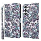 For Samsung Galaxy S23 FE 5G 3D Painting Pattern Flip Leather Phone Case(Swirl Pattern) - 1