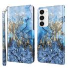 For Samsung Galaxy S24 5G 3D Painting Pattern Flip Leather Phone Case(Milky Way) - 1