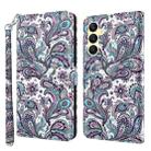 For Samsung Galaxy A25 5G 3D Painting Pattern Flip Leather Phone Case(Swirl Pattern) - 1