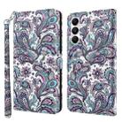 For Samsung Galaxy A35 5G 3D Painting Pattern Flip Leather Phone Case(Swirl Pattern) - 1