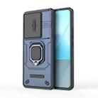 For Xiaomi Redmi Note 13 Pro 5G Sliding Camshield TPU + PC Shockproof Phone Case with Holder(Blue) - 1