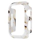 For Apple Watch Series 8 / 7 45mm Printed Resin PC Watch Case(Nougat Color) - 1