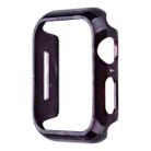 For Apple Watch Series 8 / 7 45mm Printed Resin PC Watch Case(Purple) - 1