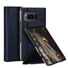 For Google Pixel Fold DUX DUCIS Bril Series PU + TPU Phone Case(Blue) - 1