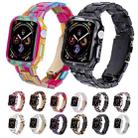 For Apple Watch Ultra 2 / Ultra 49mm Printed Resin PC Watch Band Case Kit(Tortoiseshell) - 3