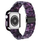 For Apple Watch Ultra 2 / Ultra 49mm Printed Resin PC Watch Band Case Kit(Purple) - 2