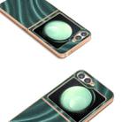 For Samsung Galaxy Z Flip6 Nano Electroplating Galactic Pattern Protective Phone Case(Green) - 3