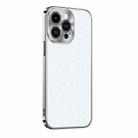 For iPhone 14 Pro Starshine Frosted Series Airbag Shockproof Phone Case(White) - 1