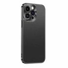 For iPhone 14 Pro Starshine Frosted Series Airbag Shockproof Phone Case(Black) - 1