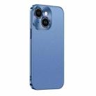 For iPhone 13 Starshine Frosted Series Airbag Shockproof Phone Case(Blue) - 1