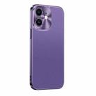 For iPhone 12 Starshine Frosted Series Airbag Shockproof Phone Case(Purple) - 1