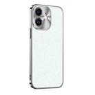 For iPhone 12 Starshine Frosted Series Airbag Shockproof Phone Case(White) - 1