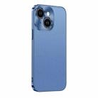 For iPhone 15 Starshine Frosted Series Airbag Shockproof Phone Case(Blue) - 1