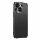 For iPhone 15 Starshine Frosted Series Airbag Shockproof Phone Case(Black) - 1