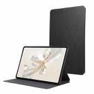 For Honor Pad 9 TPU Flip Tablet Protective Leather Case(Black) - 1