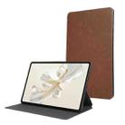 For Honor Pad 9 TPU Flip Tablet Protective Leather Case(Brown) - 1