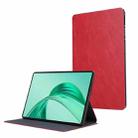 For Honor Pad X8a TPU Flip Tablet Protective Leather Case(Red) - 1