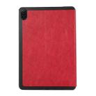 For Honor Pad X8a TPU Flip Tablet Protective Leather Case(Red) - 3