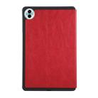 For Honor Pad 10 12.1 Simple Crazy Horse Leather Tablet Case(Red) - 3