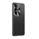 For vivo S16 Pro Starshine Frosted Series Airbag Shockproof Phone Case(Black) - 1