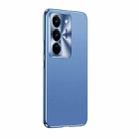 For vivo S17 Starshine Frosted Series Airbag Shockproof Phone Case(Blue) - 1