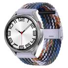 For Samsung Galaxy Watch 6 / 6 Classic Nylon Braided Metal Buckle Watch Band(Denim) - 1