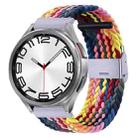 For Samsung Galaxy Watch 6 / 6 Classic Nylon Braided Metal Buckle Watch Band(Colorful) - 1