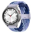 For Samsung Galaxy Watch 6 / 6 Classic Nylon Braided Metal Buckle Watch Band(Blueberry) - 1