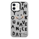 For iPhone 11 Electroplated Silver Series PC Protective Phone Case(Cute Smiley Face) - 1