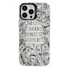 For iPhone 15 Pro Electroplated Silver Series PC Protective Phone Case(Money) - 1