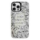 For iPhone 16 Pro Electroplated Silver Series PC Protective Phone Case(Money) - 1