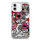 For iPhone 16 Plus Electroplated Silver Series PC Protective Phone Case(Cartoon) - 1