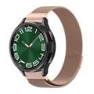 For Samsung Galaxy Watch 6 / 6 Classic Milan Magnetic Metal Watch Band(Rose Gold) - 1