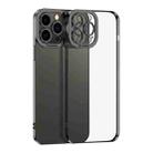 For iPhone 15 Pro Max Electroplating TPU Phone Case(Black) - 1