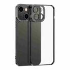 For iPhone 15 Plus Electroplating TPU Phone Case(Black) - 1