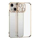 For iPhone 15 Plus Electroplating TPU Phone Case(Gold) - 1