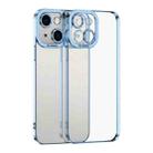 For iPhone 15 Electroplating TPU Phone Case(Blue) - 1