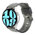 For Samsung Galaxy Watch 6 / 6 Classic Transparent Shiny Diamond TPU Watch Band(Transparent Black) - 1