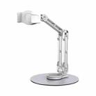 R-JUST HZ42 Clip Type Disc Rotating Phone Desktop Stand(Silver) - 1