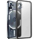 For Nothing Phone 2 Frosted TPU Shockproof Protective Phone Case(Black) - 1