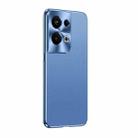 For OPPO Reon9 Pro+ Starshine Frosted Series Airbag Shockproof Phone Case(Blue) - 1