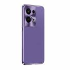 For OPPO Reon9 Pro+ Starshine Frosted Series Airbag Shockproof Phone Case(Purple) - 1