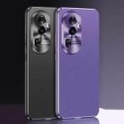 For OPPO Reon9 Pro+ Starshine Frosted Series Airbag Shockproof Phone Case(Purple) - 2