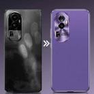 For OPPO Reon9 Pro+ Starshine Frosted Series Airbag Shockproof Phone Case(Purple) - 3