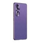 For Honor 80 Pro Starshine Frosted Series Airbag Shockproof Phone Case(Purple) - 1